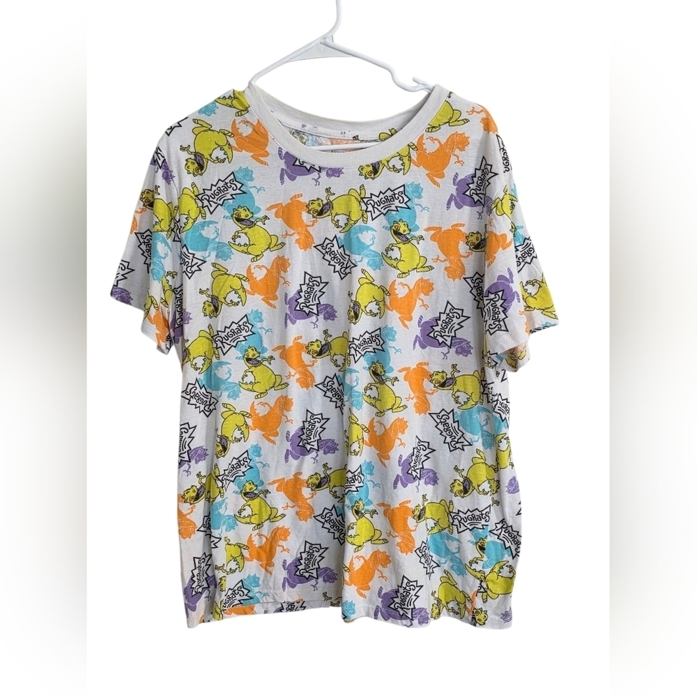 Love Tribe Multicolor Graphic Reptar/Rugrats Tee Size 1x